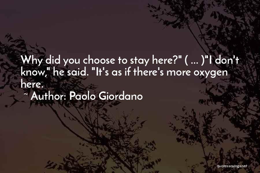 Giordano Quotes By Paolo Giordano