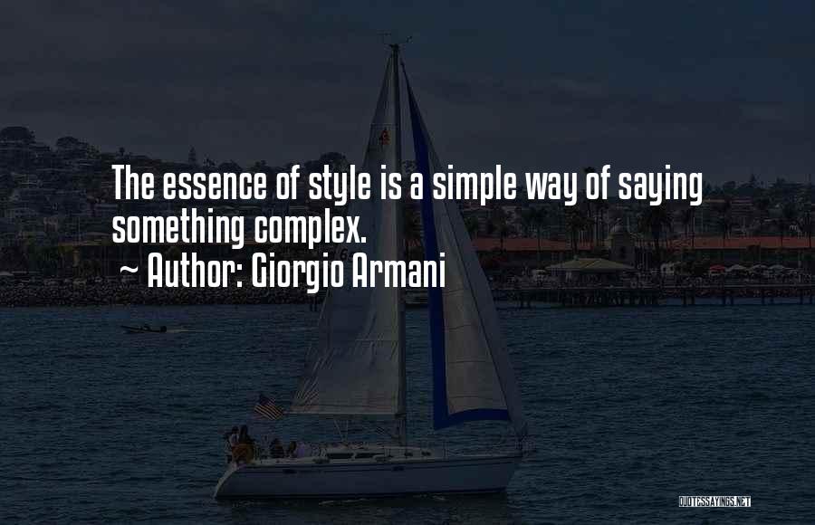 Giorgio Armani Quotes 2090905