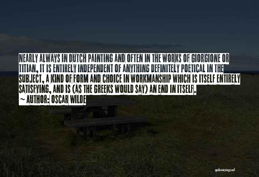 Giorgione Quotes By Oscar Wilde