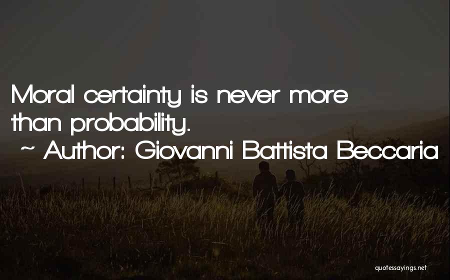 Giovanni Battista Beccaria Quotes 604781