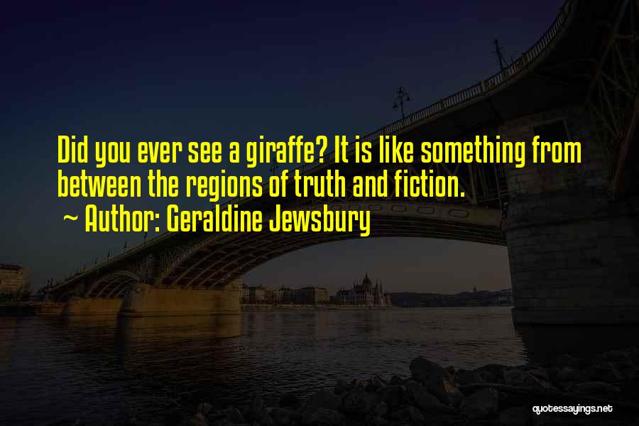 Giraffe Animal Quotes By Geraldine Jewsbury