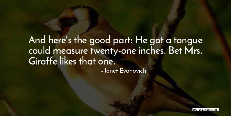 Giraffe Quotes By Janet Evanovich