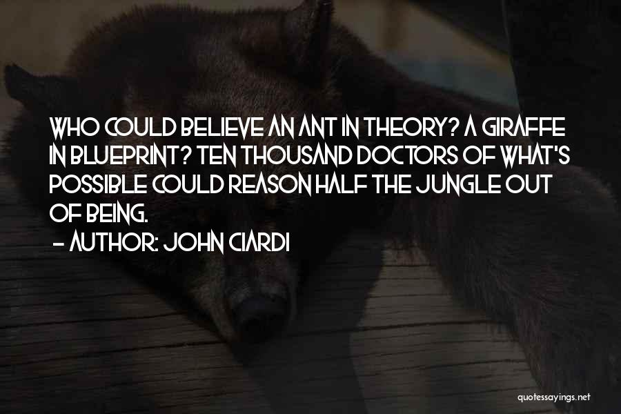 Giraffe Quotes By John Ciardi