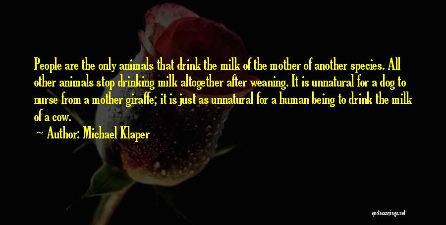 Giraffe Quotes By Michael Klaper