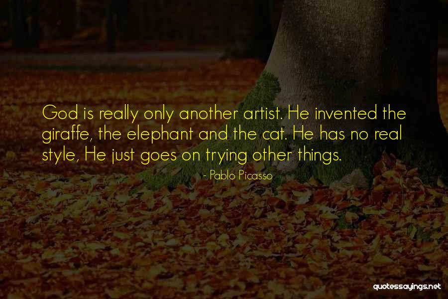 Giraffe Quotes By Pablo Picasso