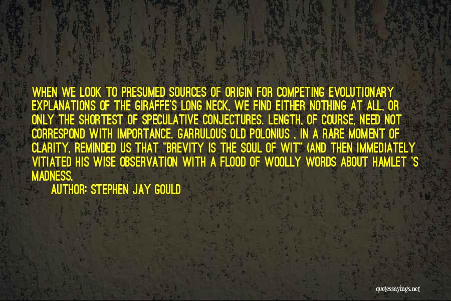 Giraffe Quotes By Stephen Jay Gould