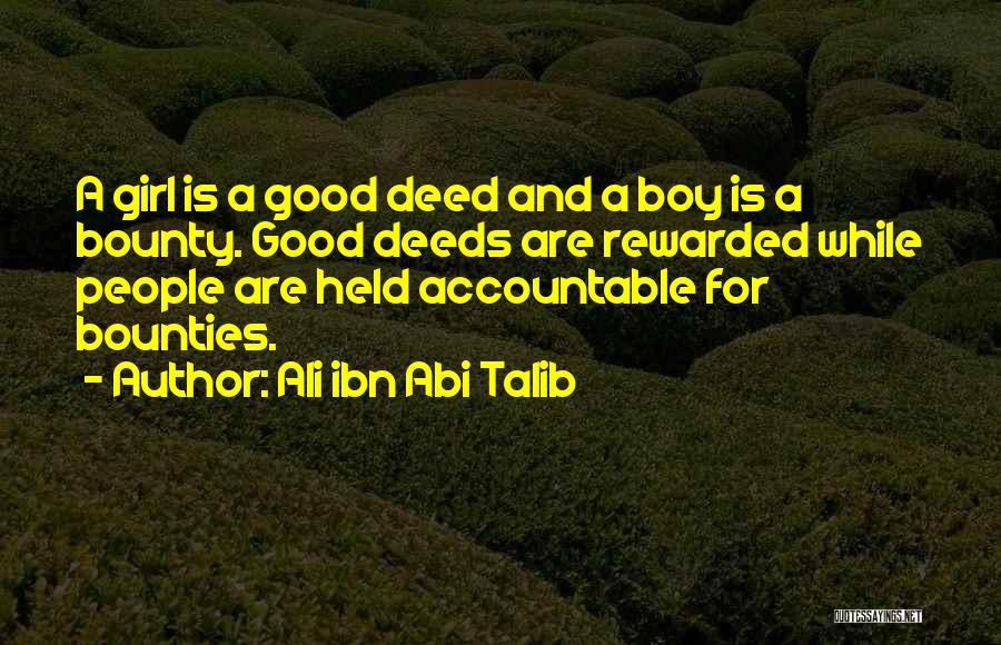 Girl And Boy Quotes By Ali Ibn Abi Talib