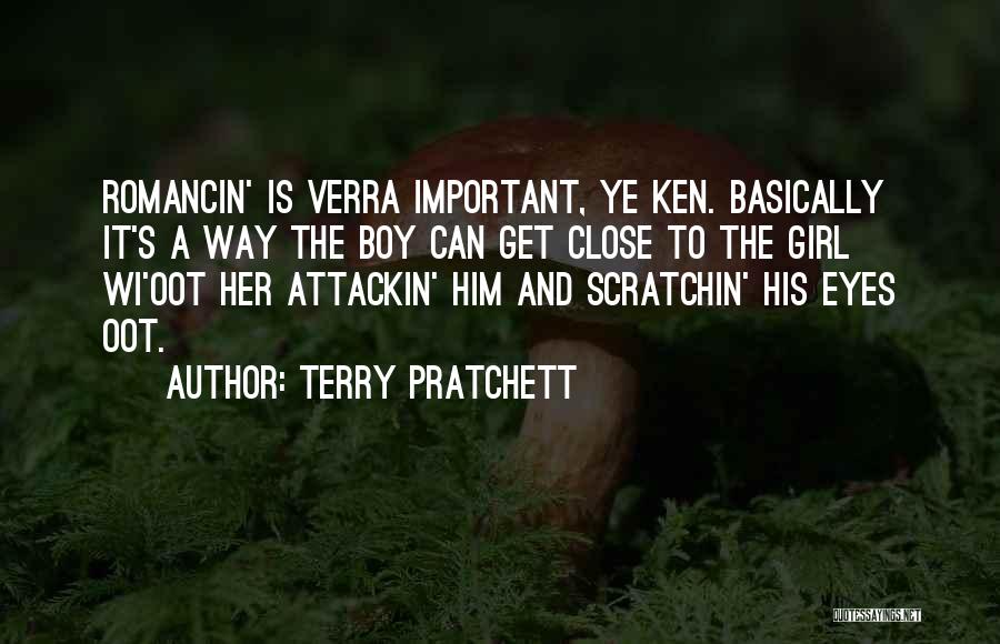 Girl And Boy Quotes By Terry Pratchett