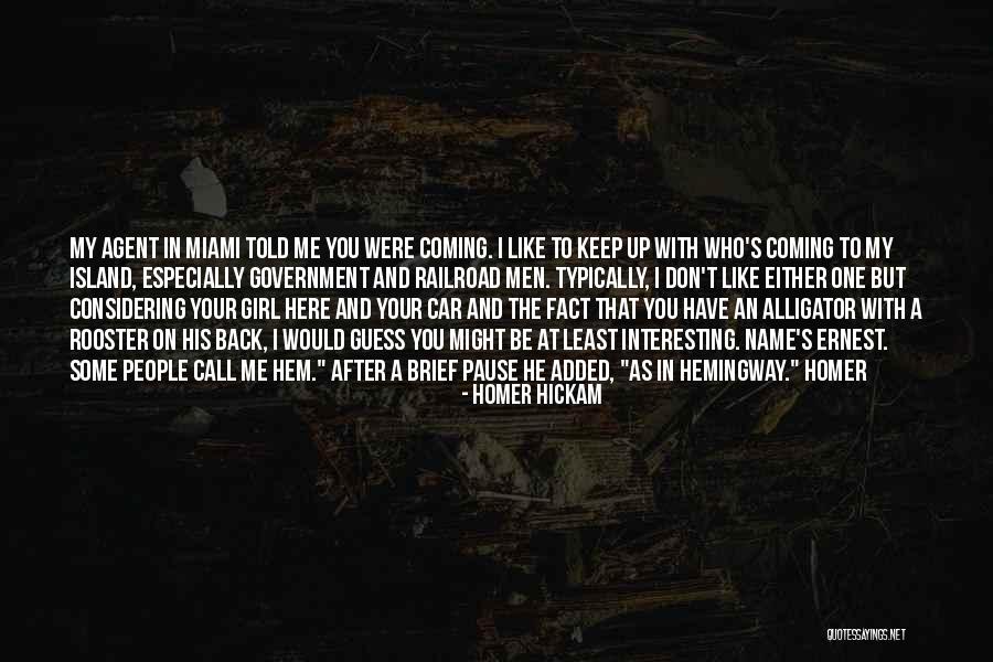 Girl And Car Quotes By Homer Hickam Girl And Car Quotes By Homer Hickam