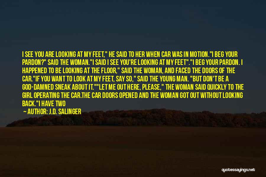 Girl And Car Quotes By J.D. Salinger