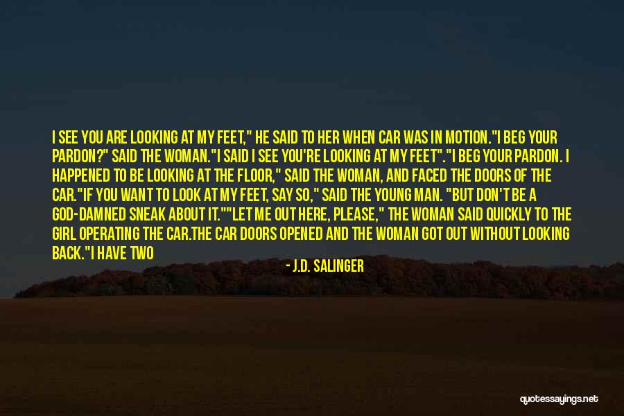 Girl And Car Quotes By J.D. Salinger