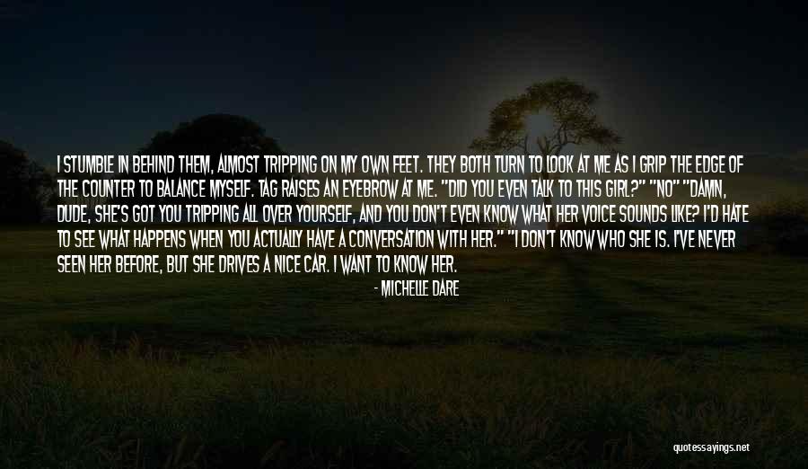 Girl And Car Quotes By Michelle Dare Girl And Car Quotes By Michelle Dare