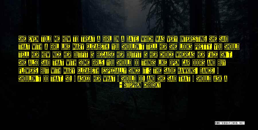 Girl And Car Quotes By Stephen Chbosky Girl And Car Quotes By Stephen Chbosky