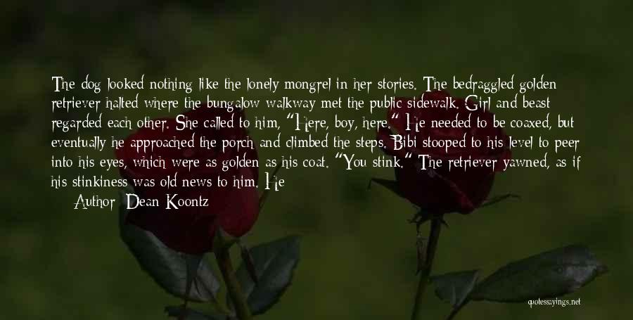 Girl And Her Dog Quotes By Dean Koontz