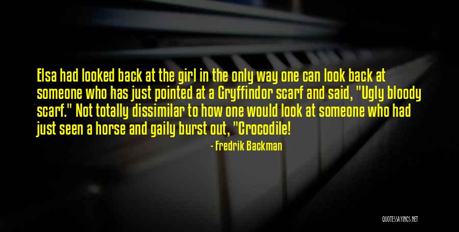 Girl And Her Horse Quotes By Fredrik Backman