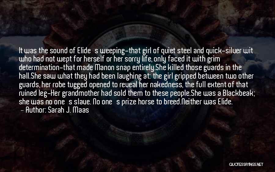 Girl And Her Horse Quotes By Sarah J. Maas