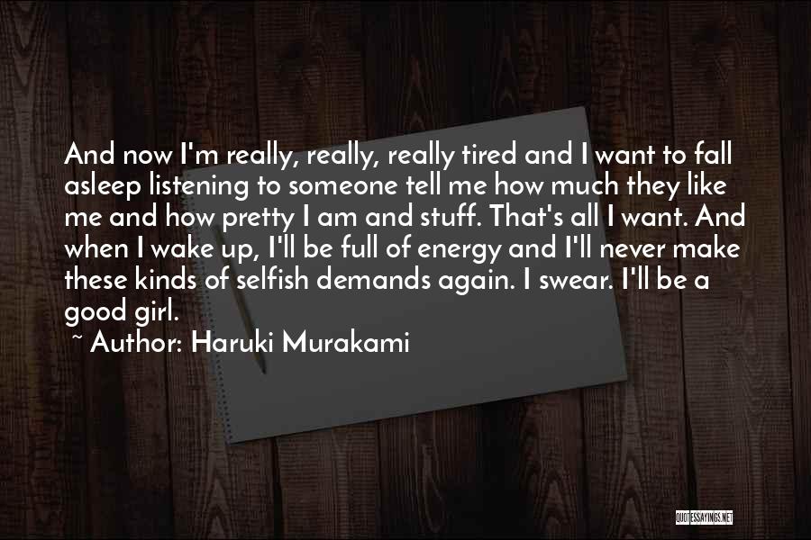 Girl And Make Up Quotes By Haruki Murakami