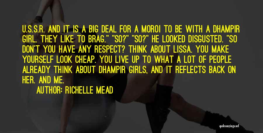 Girl And Make Up Quotes By Richelle Mead