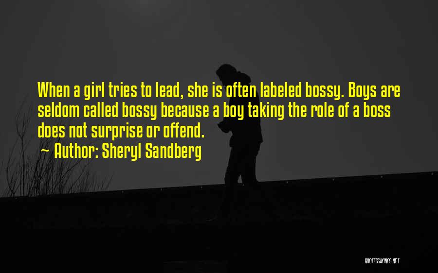 Girl Boss Quotes By Sheryl Sandberg