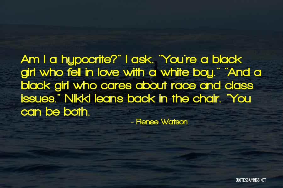 Girl Boy Love Quotes By Renee Watson