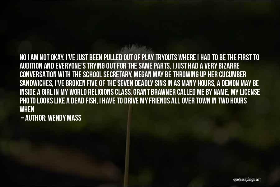 Girl Broken Inside Quotes By Wendy Mass