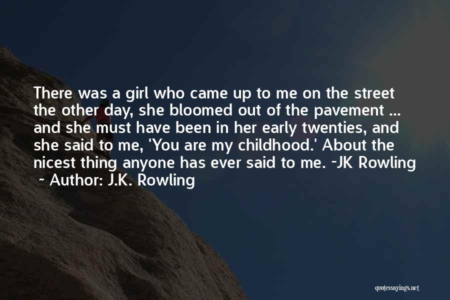 Girl Childhood Quotes By J.K. Rowling