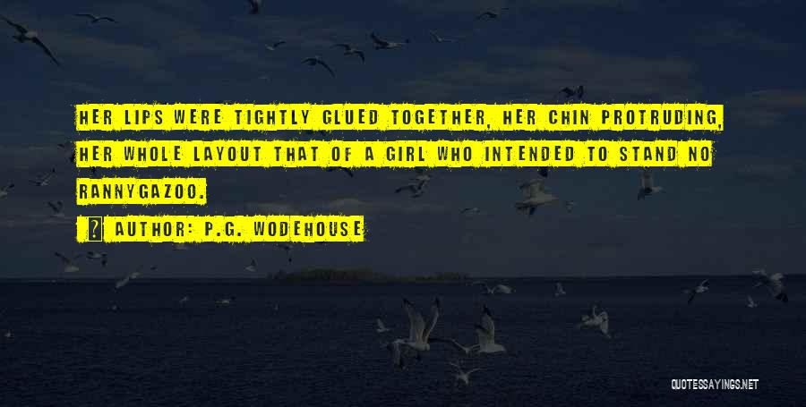 Girl Description Quotes By P.G. Wodehouse
