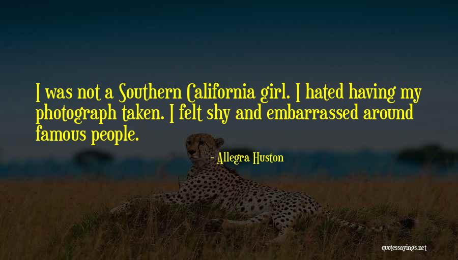 Girl Famous Quotes By Allegra Huston