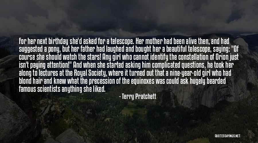 Girl Famous Quotes By Terry Pratchett