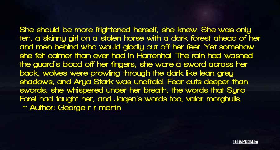 Girl In The Dark Quotes By George R R Martin