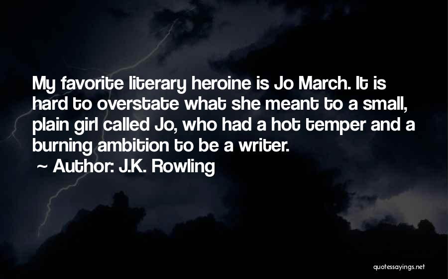 Girl Is Hot Quotes By J.K. Rowling