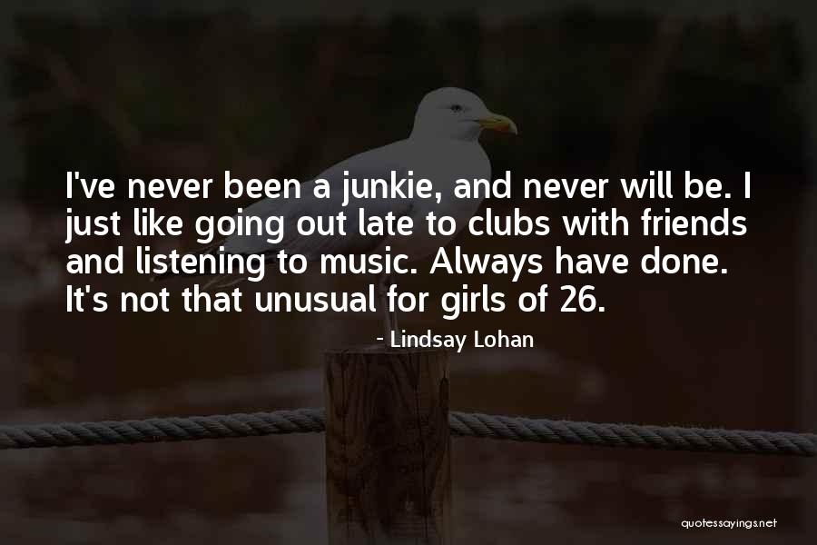 Girl Listening To Music Quotes By Lindsay Lohan Girl Listening To Music Quotes By Lindsay Lohan