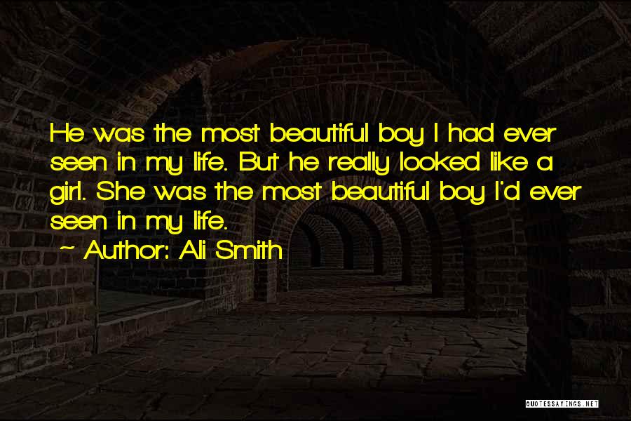 Girl Love Life Quotes By Ali Smith