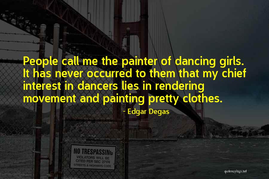 Girl Lying Quotes By Edgar Degas