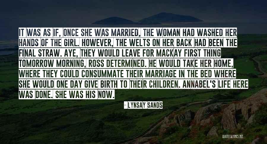 Girl Marriage Quotes By Lynsay Sands