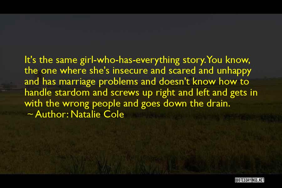 Girl Marriage Quotes By Natalie Cole