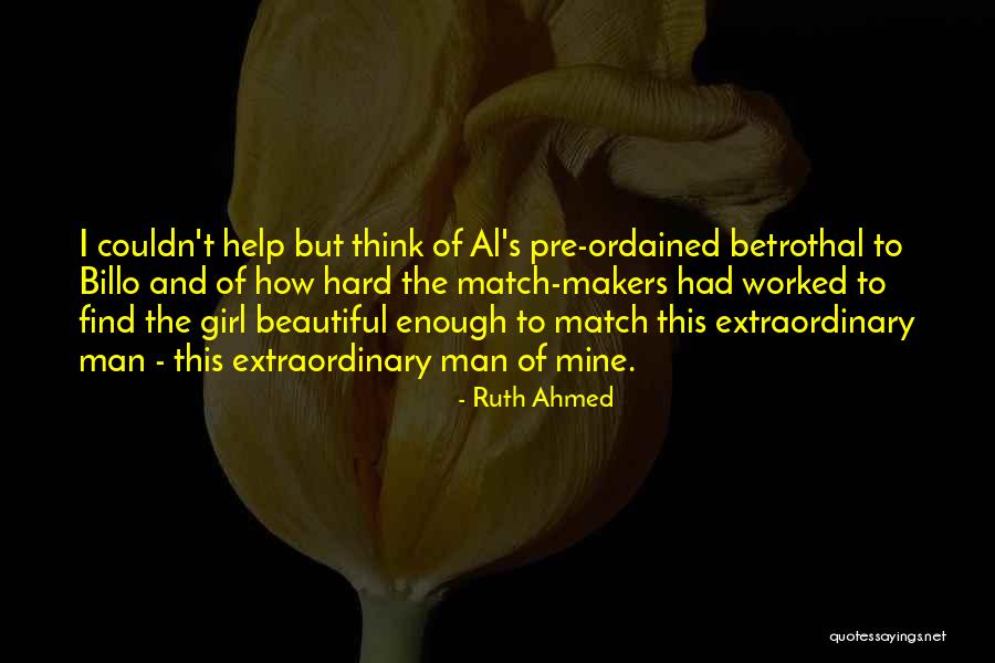 Girl Marriage Quotes By Ruth Ahmed