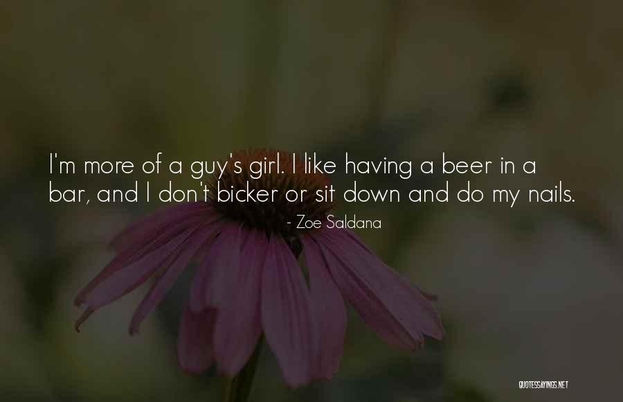 Girl Sit Down Quotes By Zoe Saldana Girl Sit Down Quotes By Zoe Saldana