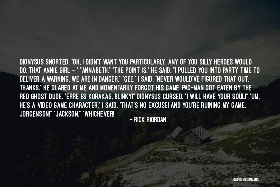 Girl Soul Quotes By Rick Riordan