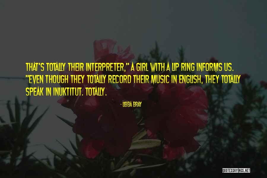 Girl Speak 8 Quotes By Libba Bray Girl Speak 8 Quotes By Libba Bray