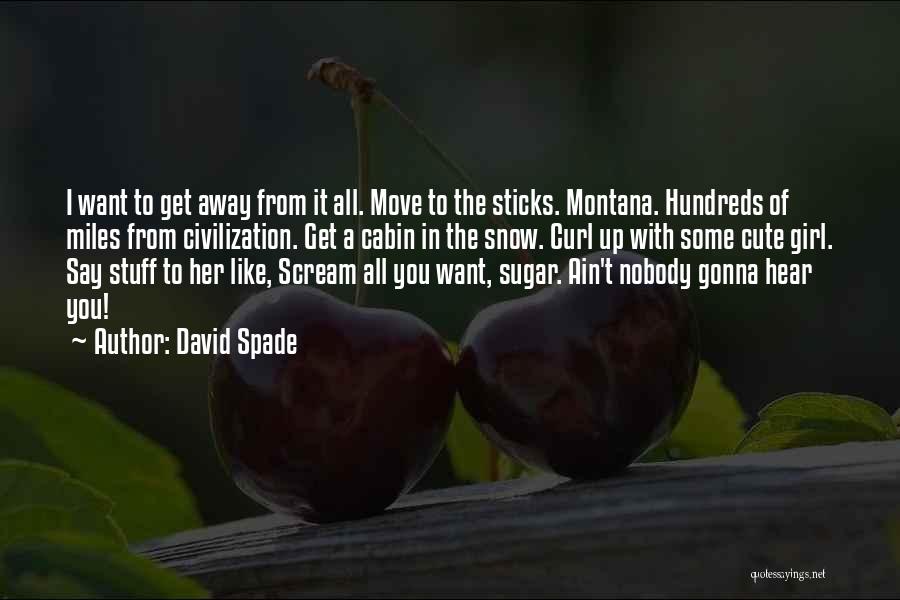 Girl Stuff Quotes By David Spade