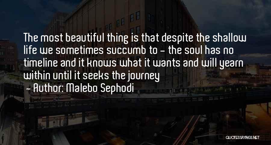 Girl Thing Quotes By Malebo Sephodi