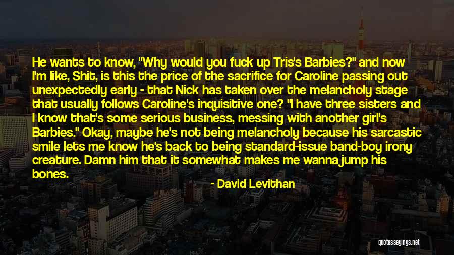 Girl To Boy Quotes By David Levithan