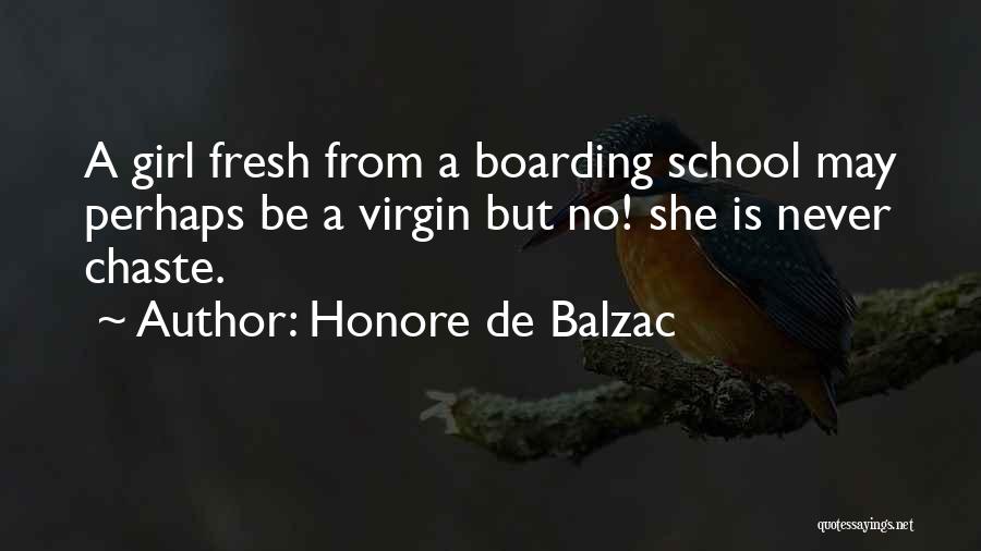 Girl Virgin Quotes By Honore De Balzac