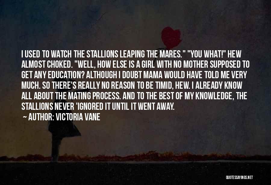 Girl With Education Quotes By Victoria Vane