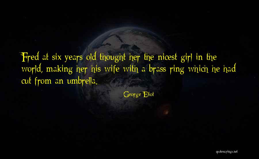 Girl With Umbrella Quotes By George Eliot