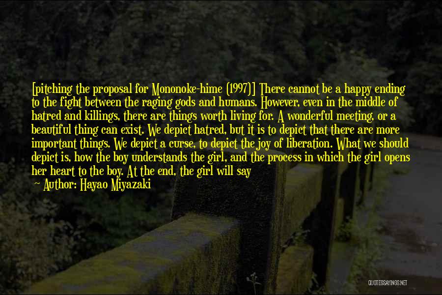 Girl You Are Beautiful Quotes By Hayao Miyazaki