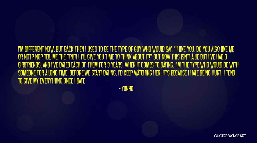 Girlfriend Hurt Me Quotes By Yunho Girlfriend Hurt Me Quotes By Yunho