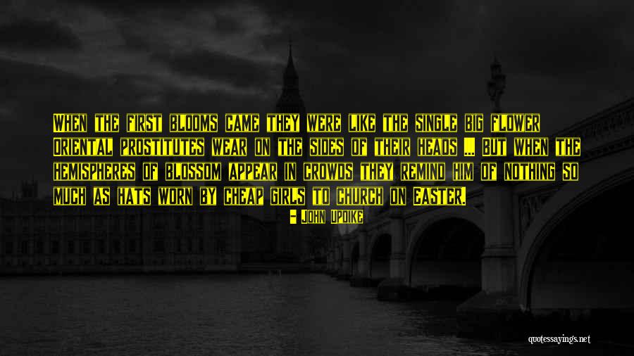 Girls In Hats Quotes By John Updike Girls In Hats Quotes By John Updike