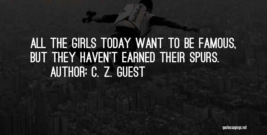 Girls Quotes By C. Z. Guest